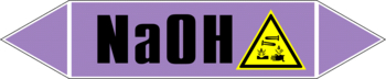 Маркировка трубопровода "na(oh)" (a07, пленка, 126х26 мм)" - Маркировка трубопроводов - Маркировки трубопроводов "ЩЕЛОЧЬ" - Магазин охраны труда ИЗО Стиль